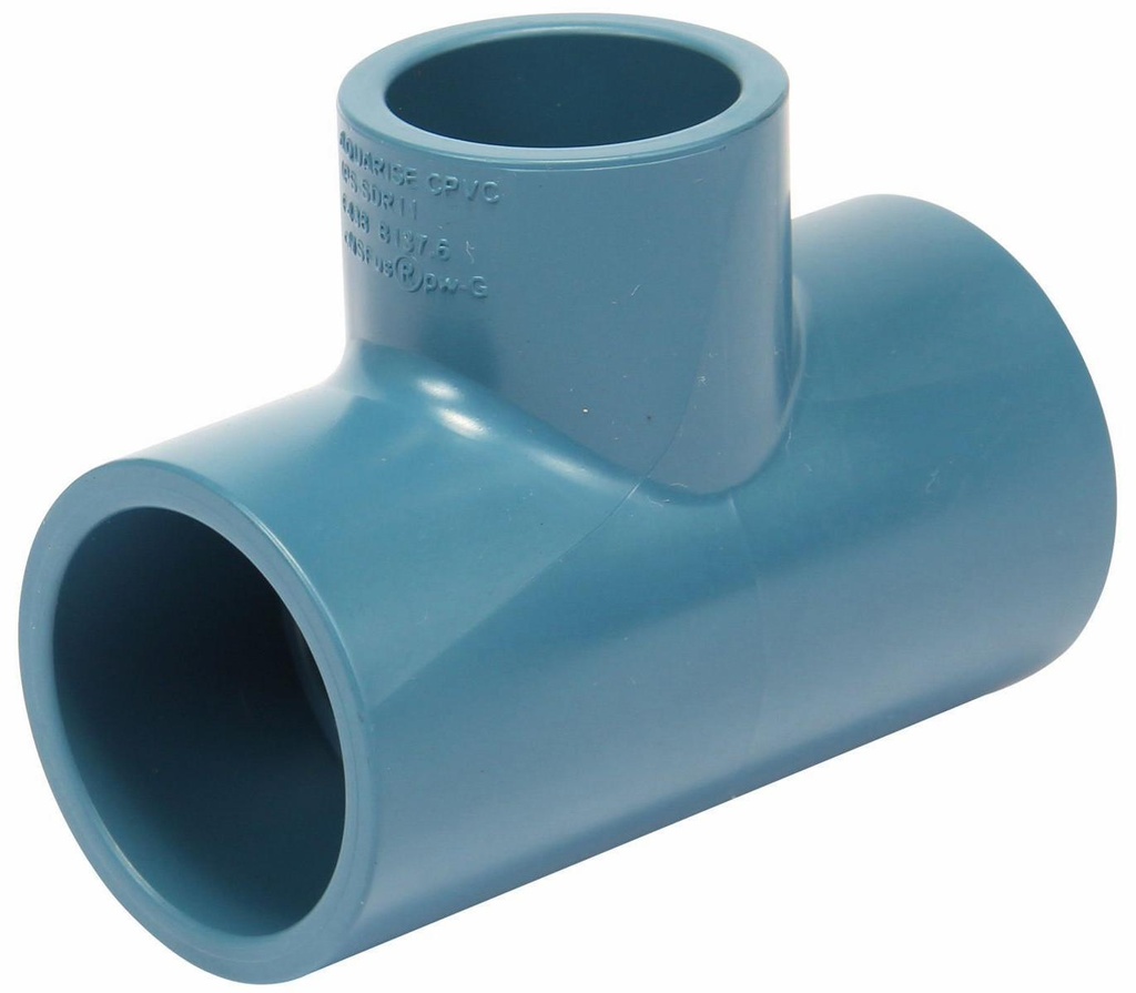 3/4"x3/4"x1/2" CPVC RED. TEE SxSxS AQUARISE