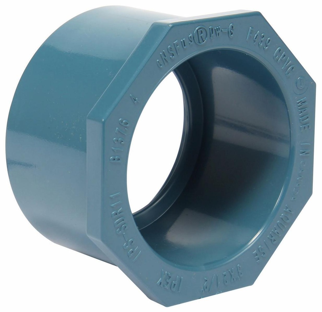 3"x2 1/2" CPVC RED. BUSHING SPxS AQUARISE