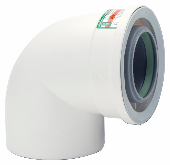 Condensing 90 Degree Vent Pipe Elbow
