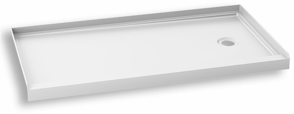 Koncept 60" x 32" Alcove Acrylic Shower Base with RH Drain