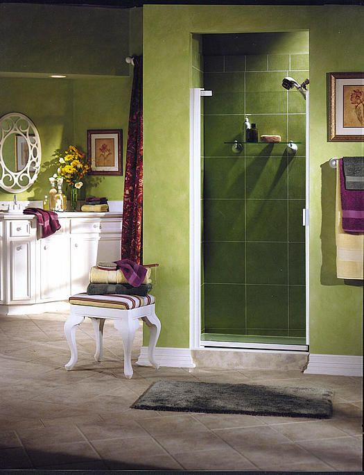 4mm Framed 34" Pivoting Shower door