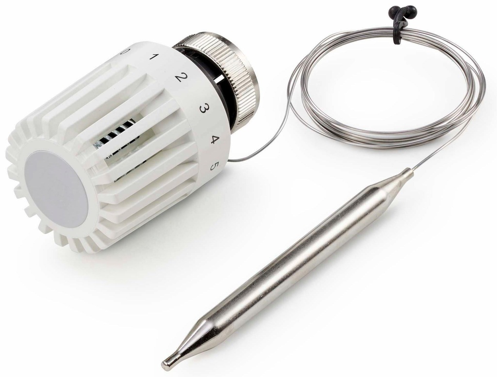 NON ELECTRIC THERMOSTATIC OPERATOR. USE WITH V135 VALVE. REMOTE CAPILLARY, TEMP. SENSORING BULB STRAPS ONTO PIPEADJUSTABLE RANGE 86-158F. CAPILLARY LENGTH 6'8".