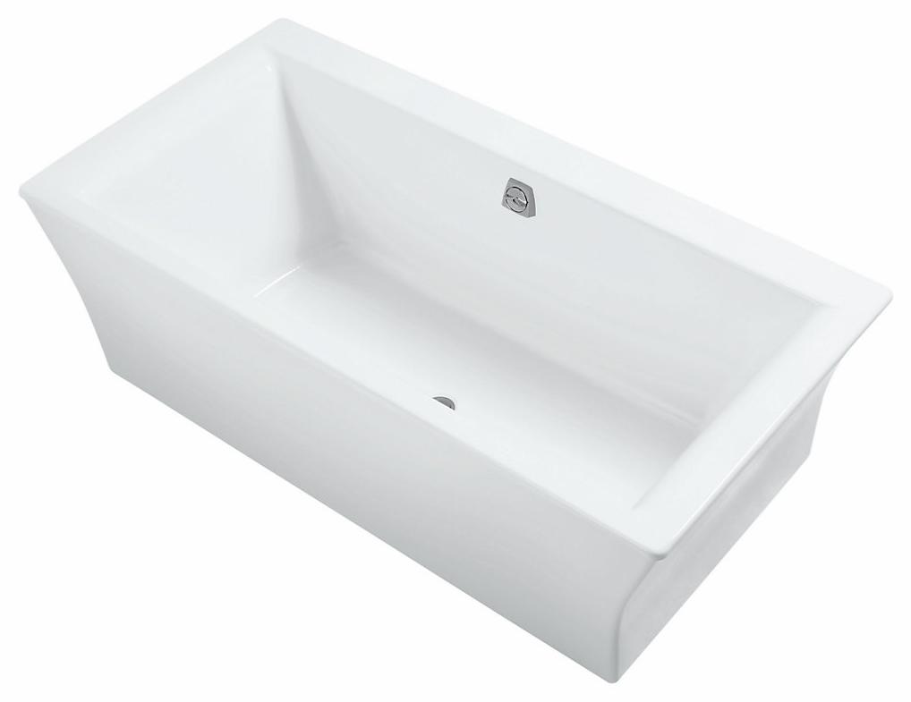 Seamount 72" Freestanding Tub with Fluted Apron