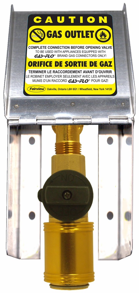 Gas Outlet 1/2BVQD with SS Cover (less regulator)