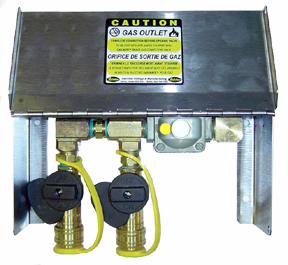 2LB NatGas Connect;2xBV+QD;SS;Left Mount