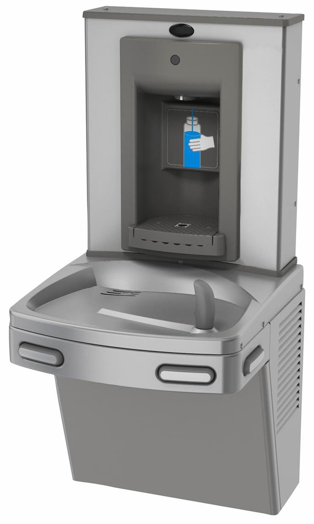 Manual Non-Chilled Bottle Filler and Drinking Fountain Non-Filtered