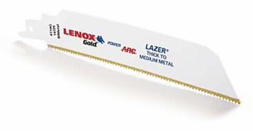 6"x1" 14TPI Gold Power Arc Extreme Metal Recip (Each)