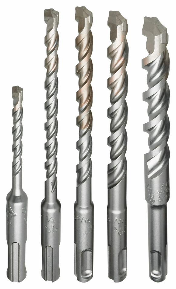 SDS-Plus 2CT 5 PC KIT Rotary Hammer Drill Bit