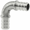 SSPEX-E05 - '1/2" 304SS Crimp PEX Elbow - F1807'