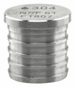 SSPEX-P10 - '1" 304SS Crimp PEX Plug - F1807'