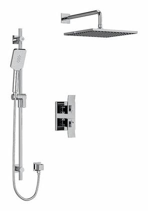 Zendo Thermostatic Double Coaxial Shower Kit