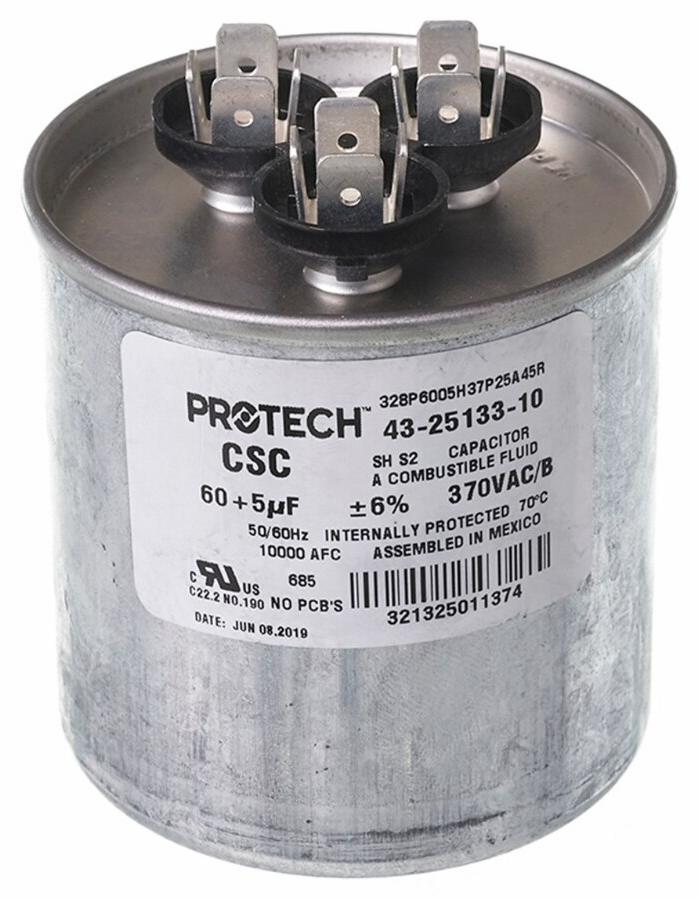 Capacitor - 60/5/370 Dual Round