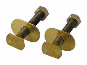 Brass Closet Bolt Set per Pair