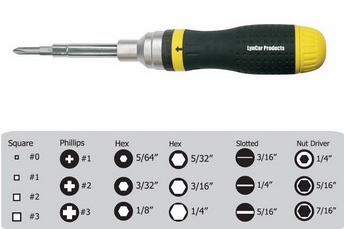Multi Bit Screwdriver 19 in 1 Ratch Style