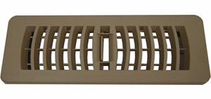 3"X10" PLASTIC FLOOR REGISTER - TAUPE-BULK