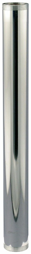 WASTE TUBE CP. 1 1/4 x12IN THREADED BOTH