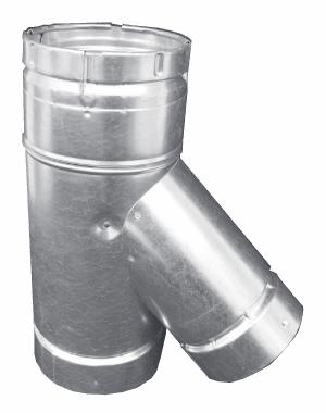 6" x 6" x 5" Double Wall Swivel Wye