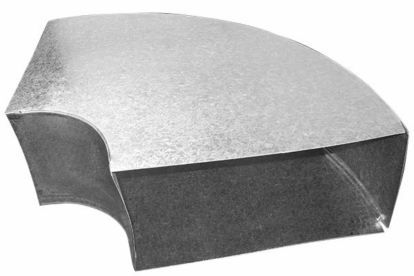 3-1/4" x 10" Long Way 90 Degree Wall Stack Elbow