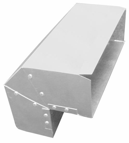 3-1/4" x 10" Short Way 90 Degree Wall Stack Elbow