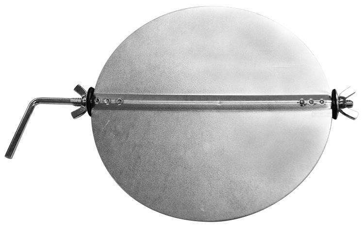 16" Commercial Pipe Damper 22ga