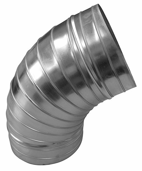 10" Spiral 45 Degree Elbow 1-1/2" Centerline