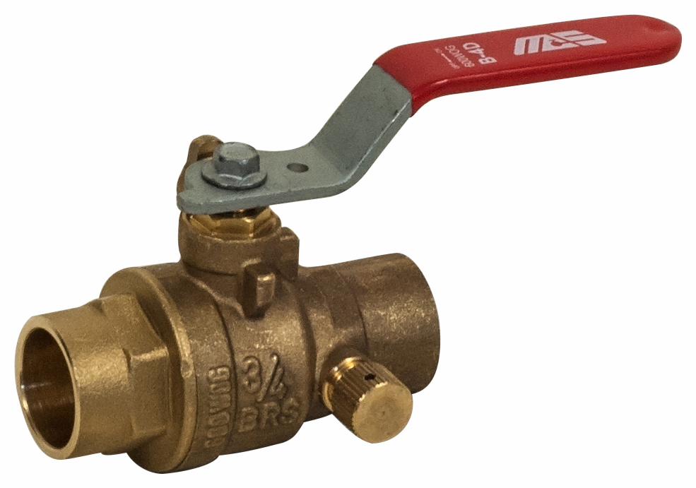 1 CC MAS BALL VALVE W/DRAIN B4D
