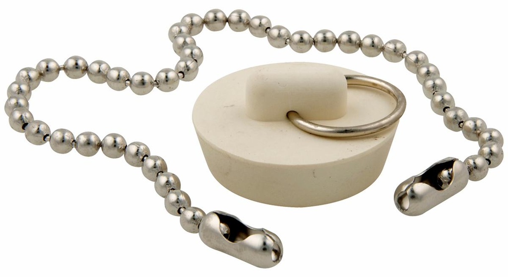 1-1/4" Basin Plug with Chain