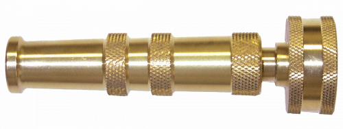 4-1/4" Solid Brass Adjustable Twist Nozzle
