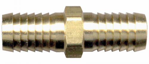 3/8 BARB X BARB BRASS COUPLING