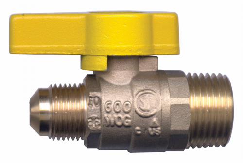 3/8 Tube x 1/2 Male Pipe, CSA, -40F to 125F, Up to 5 PSI