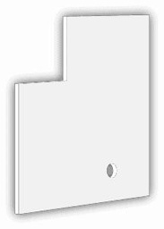 [1010260] End Plate for PexPal Module -1 req'd per manifold (Priced each, sold in quantities of 10)