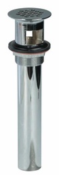 [7859205] Open Grid Bathroom Sink Drain with Overflow 17ga Tailpiece
