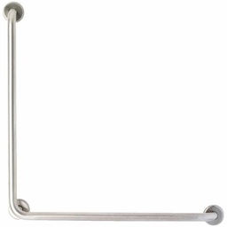 [7017495] 1-1/4 x 30 x 30 90 Degree Angle Knurled Grab Bar