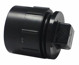 [7629916] ABS DWV 1 1/2" FEM ADPT W/ C/O PLUG & ORING FPTXH