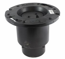 [7629930] ABS DWV 4X3" CLST FLNG W/ ADPT & TSTP H BLK