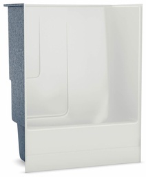 [6456125] TSEA62 60" x 31" RH Drain Alcove 1-Piece Tub & Shower