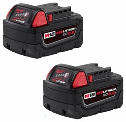 [4526325] M18 RedLithium XC 5.0 Extended Capacity Battery Pack (2 Pack)