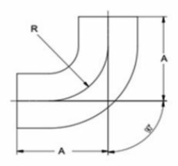 [7720203] 3 LONG SWEEP MJ 1/4 BEND