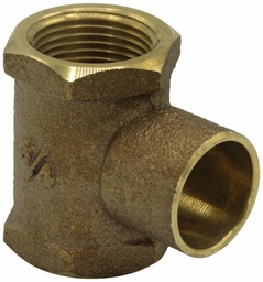 [7241095] 3/4 X 1/2 X 3/4 FFC TEE 710-3 - LEAD FREE