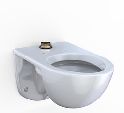 [1063150] Tornado Flush Commercial Flushometer Elongated Wall Mount Toilet Bowl