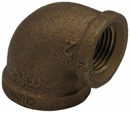 [7100059] 1 X 3/4 FIP 90 ELBOW THREADED BRONZE - LEAD FREE