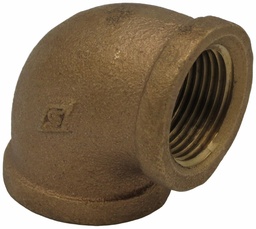 [7100011] 3 FIP 90 ELBOW THREADED BRONZE - LEAD FREE