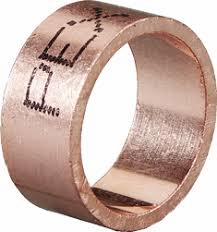 [7895010] CBXCR4-B 3/4" Pex Copper Crimp Ring Black