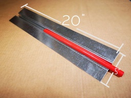 [2699900] GALV. HEAT TRANSFER PLATE 5"X20"