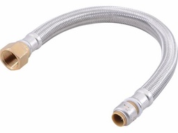 [1227000] 1/2X3/4FIP 18"SS BRAID WH CONNECTOR