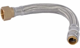 [1226080] 1/2X3/4FIP 12"SS BRAID WH CONNECTOR