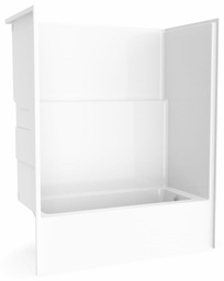 [6455327] Icon TS6032 LH Drain Alcove 1-Piece Tub & Shower