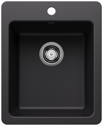 [1217270] Liven 17 1 Bowl Dual Mount Bar Sink