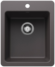 [1217272] Liven 17 1 Bowl Dual Mount Bar Sink