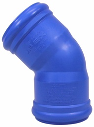 [7670918] 4"x45D PVC ELBOW CIOD DR18 BxB BLUE BRUTE